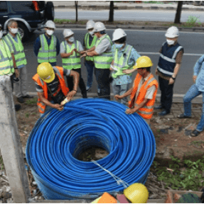 4000km of Fiber Optics along the railway